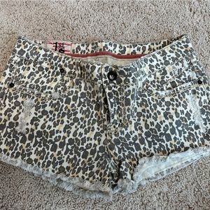 Animal print women’s shorts